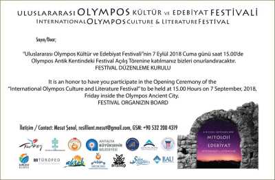 Uluslararası Olympos Kültür ve Edebiyat Festivali, Antalya